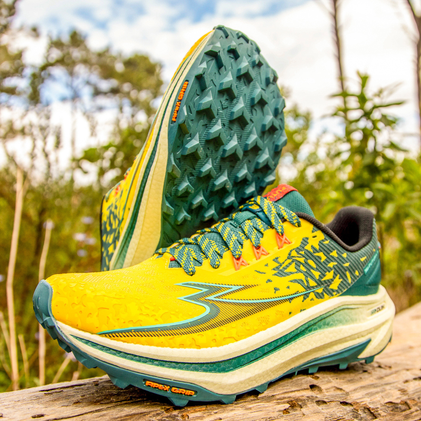 The 361° Futura 3 premium trail shoe built for superior traction.