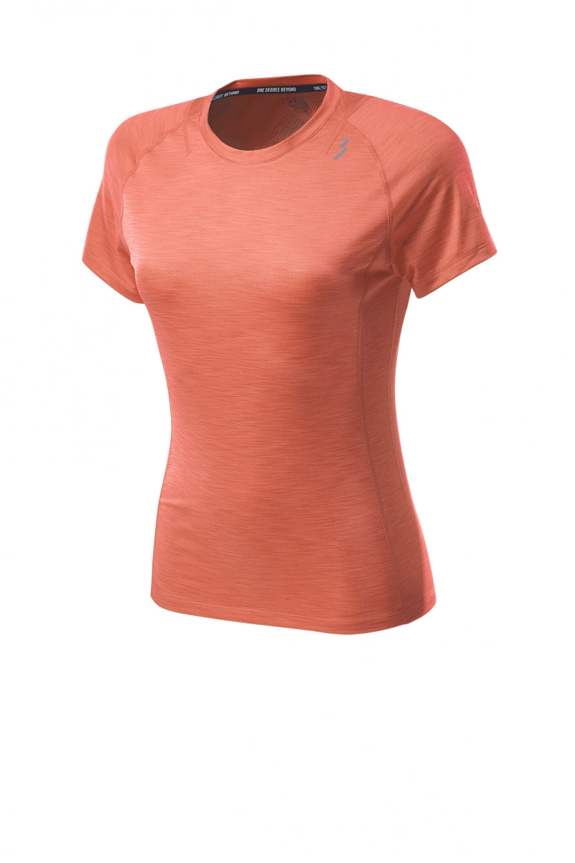 361-QU!K HEATHER MESH SHORT SLEEVE